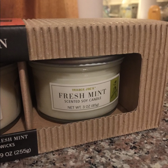 NIB Trader Joe’s 3Pk Kitchen Garden Candle Set - Picture 6 of 8
